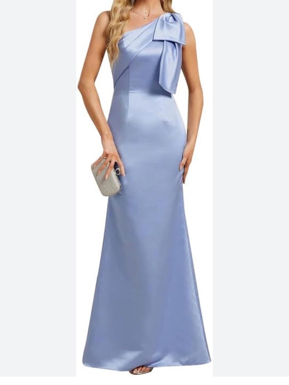 New! Missacc periwinkle blue formal gown